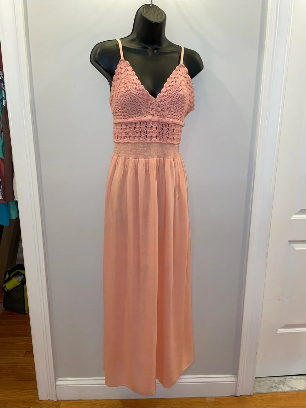 Crochet-Top Maxi Dress - Picture 12 of 14